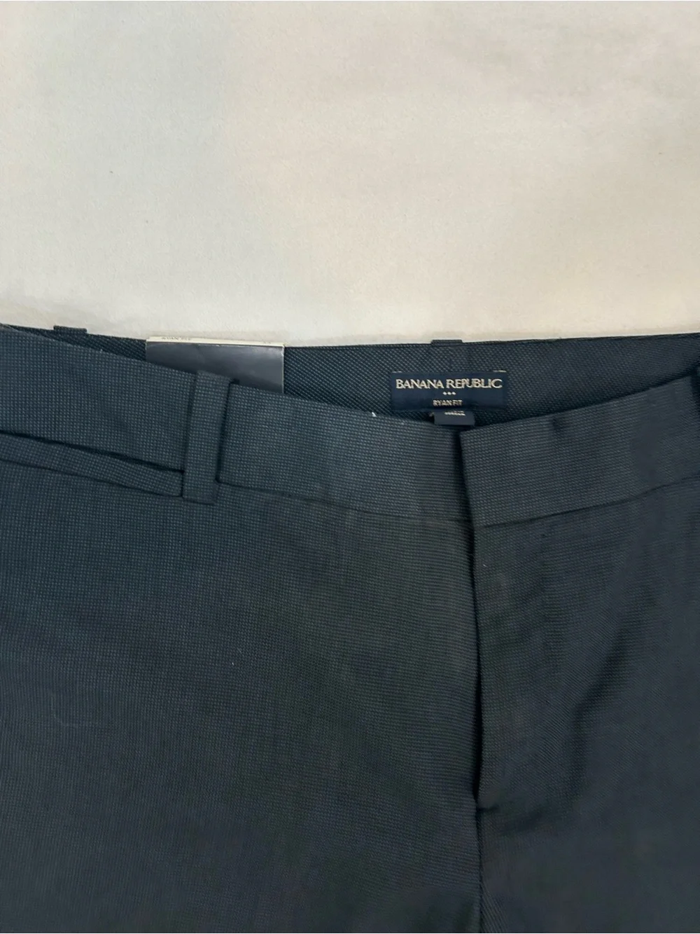 Banana Republic Ryan Fit Dress Pants, Low Waist Black Slacks, Size 14